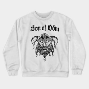 Odin's Son Viking Warrior Nordmann Bart Crewneck Sweatshirt